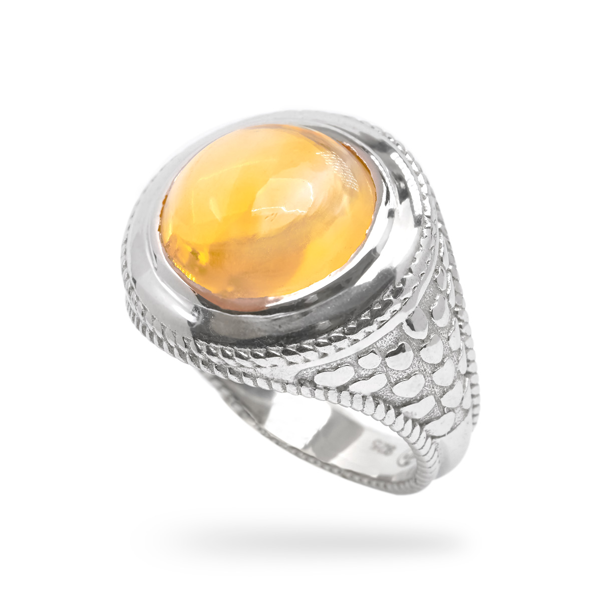 Bague citrine argent Celesta